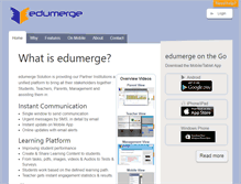 Tablet Screenshot of edumerge.com